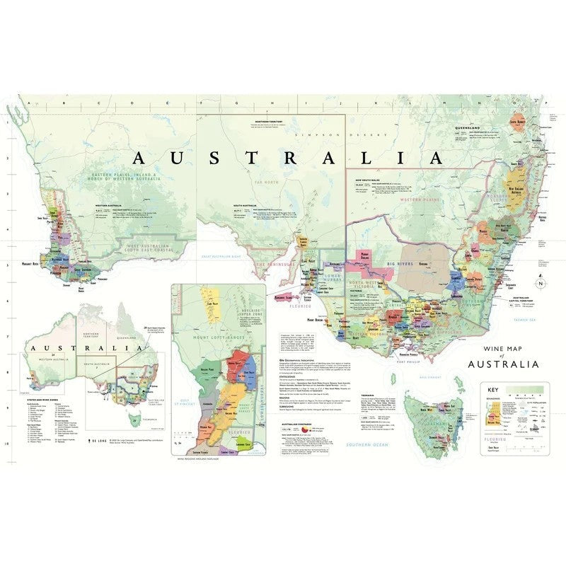DeLong’sWineMapofAustralia–WineRegions