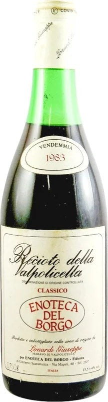 Recioto,1983SweetWine