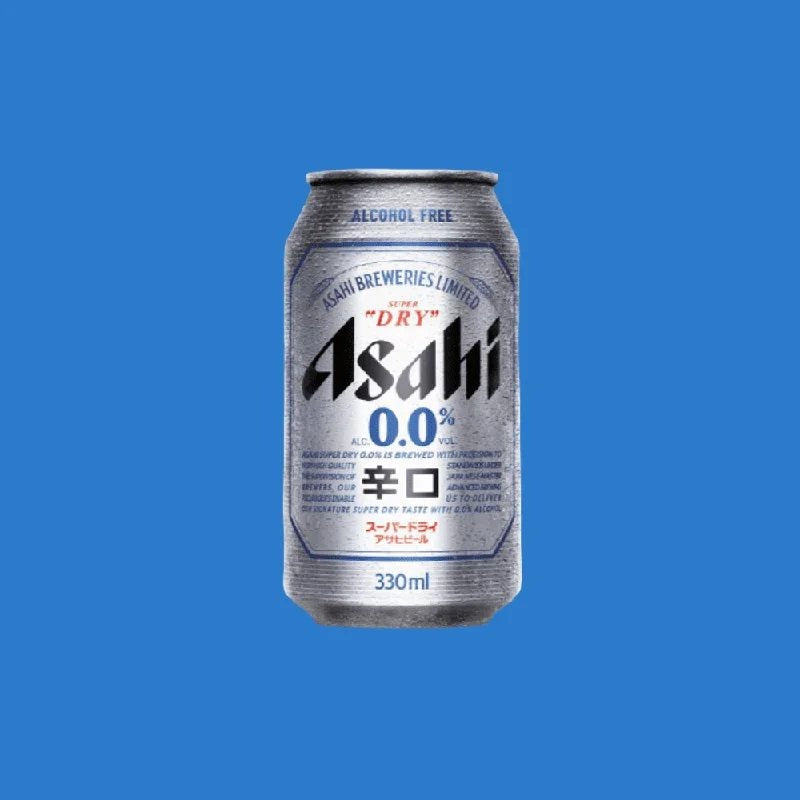 AsahiSuperDryAlcoholFreeBeerCan(0.5%ABV)