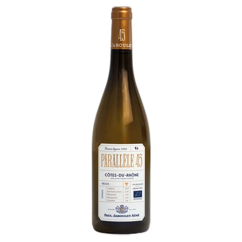 Parallèle45–CôtesduRhôneBlanc|PaulJabouletAîné|Viognier,GrenacheBlanc,Marsanne,Roussanne,Clairette|CôtesduRhône|France