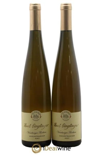 AlsaceGewurztraminerVendangesTardivesGinglinger2007