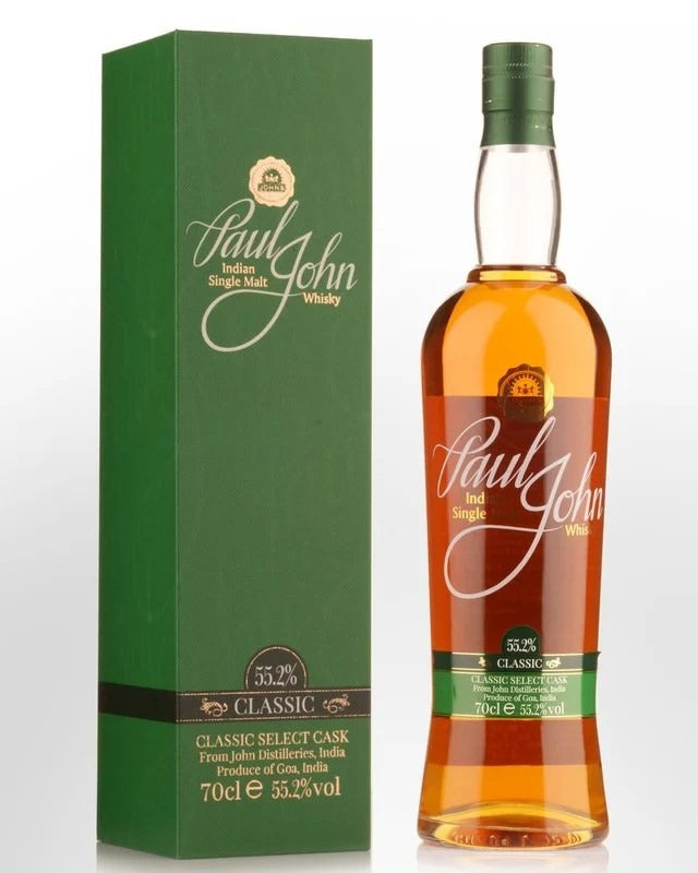 PaulJohnSelectCaskClassicCaskStrengthSingleMaltIndianWhisky(700ml)