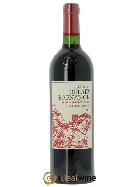 ChâteauBelair(Belair-Monange)1erGrandCruClasséB(CBOàpartirde6bts)2011