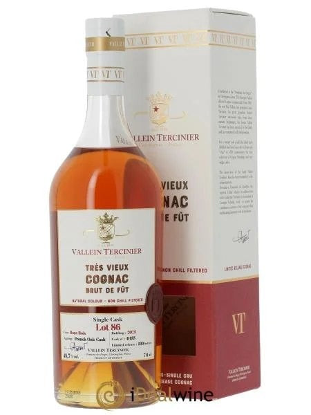 CognacValleinTercinierLot86BonsBois48,7°
