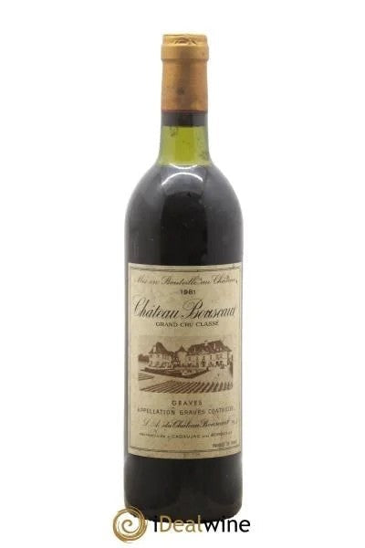 ChâteauBouscautCruClassédeGraves1981