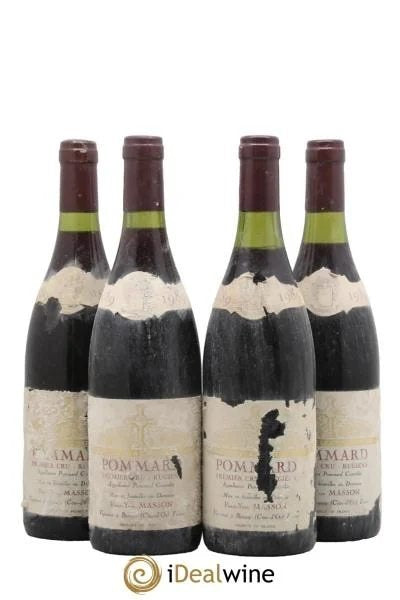 Pommard1erCruRugiensDomaineDeLaCroixDePierreMasson1989