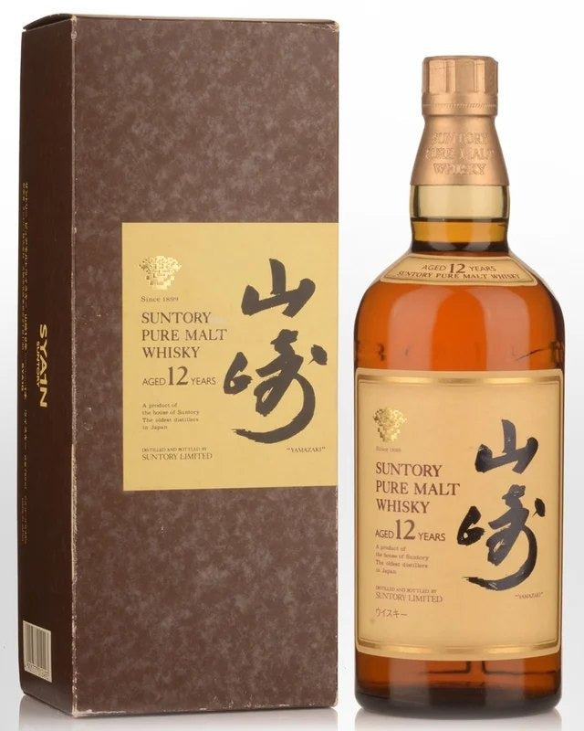 SuntoryYamazaki12YearOldPureMaltJapaneseWhisky(750ml)–1980sbottling