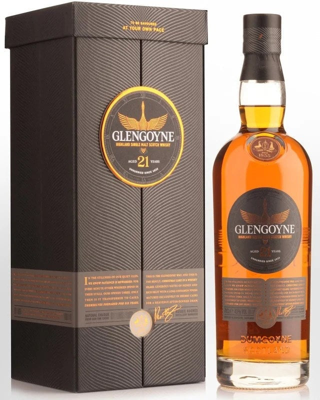 GlengoyneSherryMatured21YearOldSingleMaltScotchWhisky(700ml)–NewPackaging