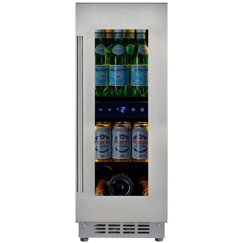 CELLA–300mm–UndercounterDrinksFridge–SingleZone–BV18-SSH