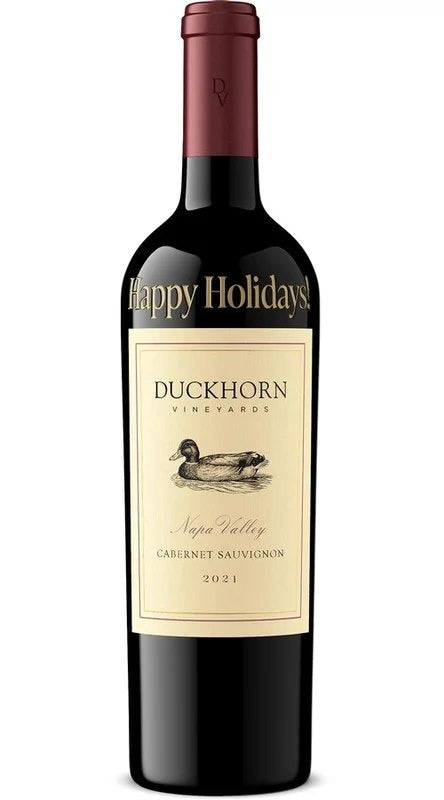 2021DuckhornVineyardsNapaValleyCabernetSauvignonEtchedHappyHolidays
