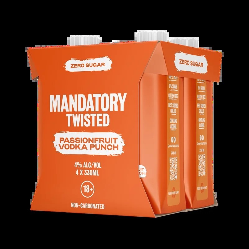 MandatorySpirits–PassionFruitPunch24x330ml