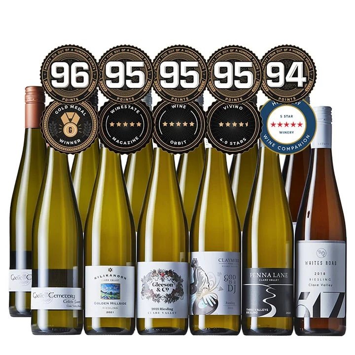 Rieslinglineup36.0–ClareValleyEdition