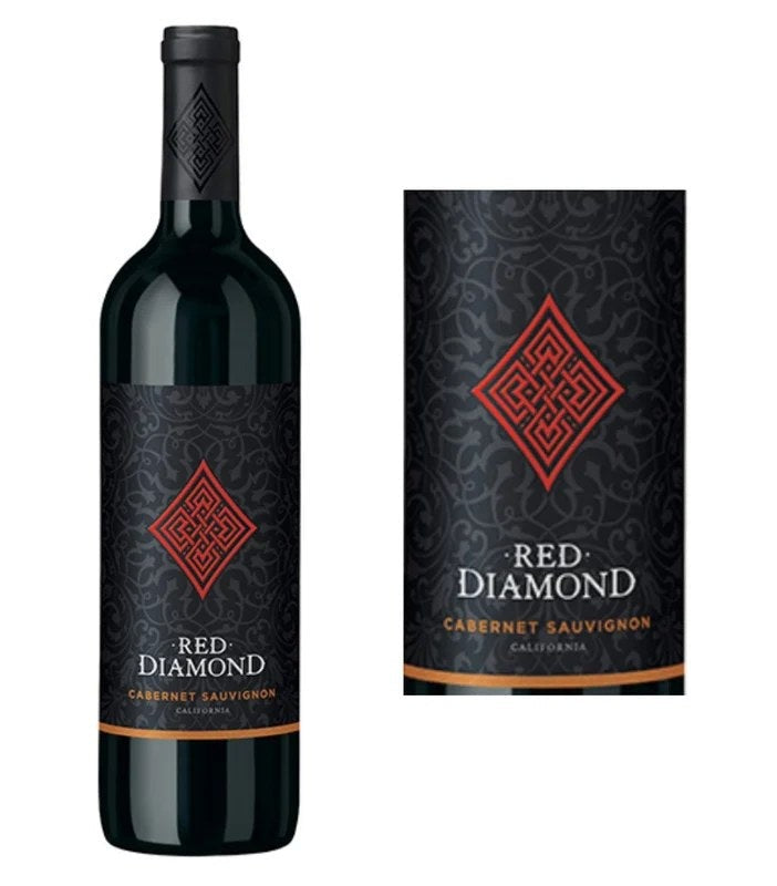 DAMAGEDLABEL:RedDiamondCabernetSauvignonNV(750ml)