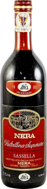 Sassella,1980RedWine