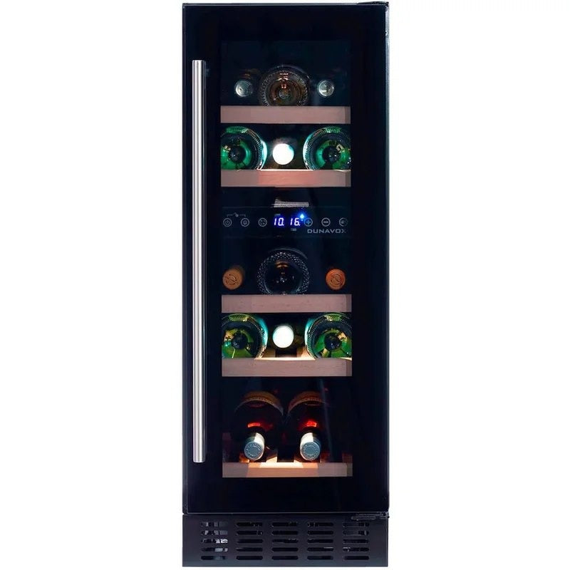 DunavoxFlow17Bottle2-TemperatureBuilt-InUndercounterWineCabinet–BlackDAUF-17.58DB