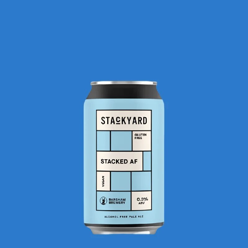 BarshamBrewery‘StackedAF’AlcoholFreePaleAle(0.5%ABV)