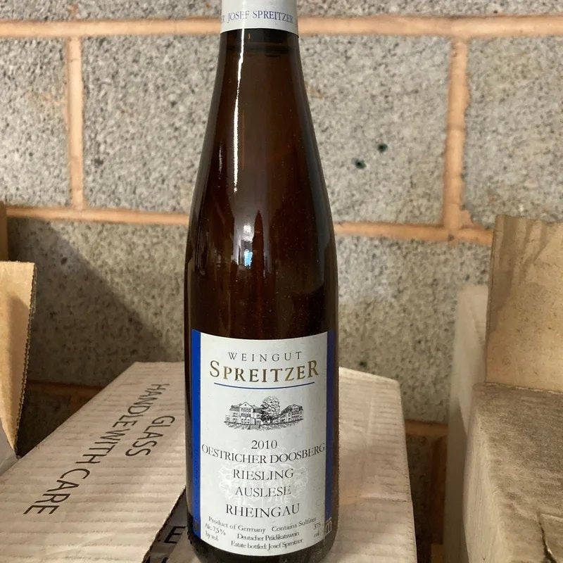 HalfBottle:OestricherDoosbergRieslingAuslese2010,Spreitzer