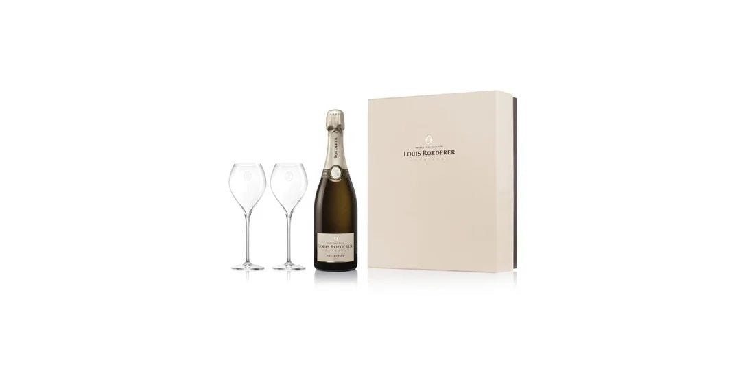 LouisRoedererBrutCollection246Champagne2FluteGiftSet75cl
