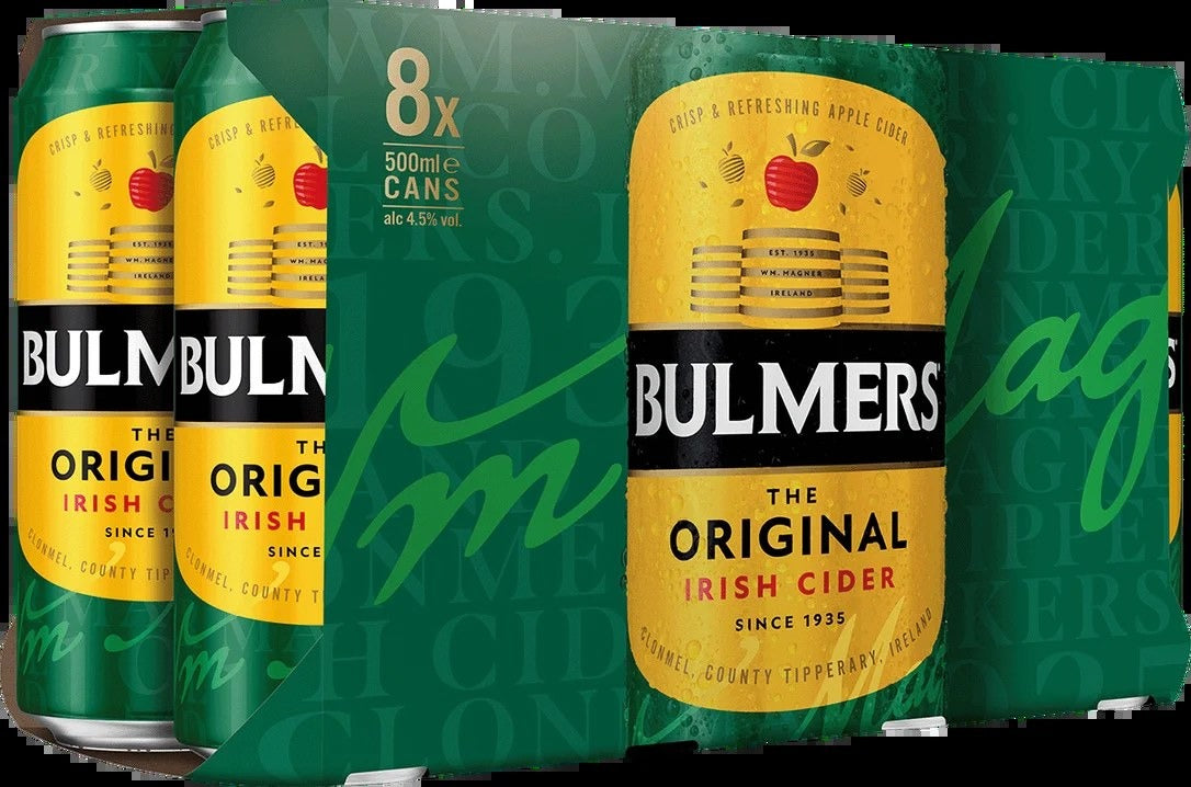BulmersOriginalIrishCider8pack(50clCans)
