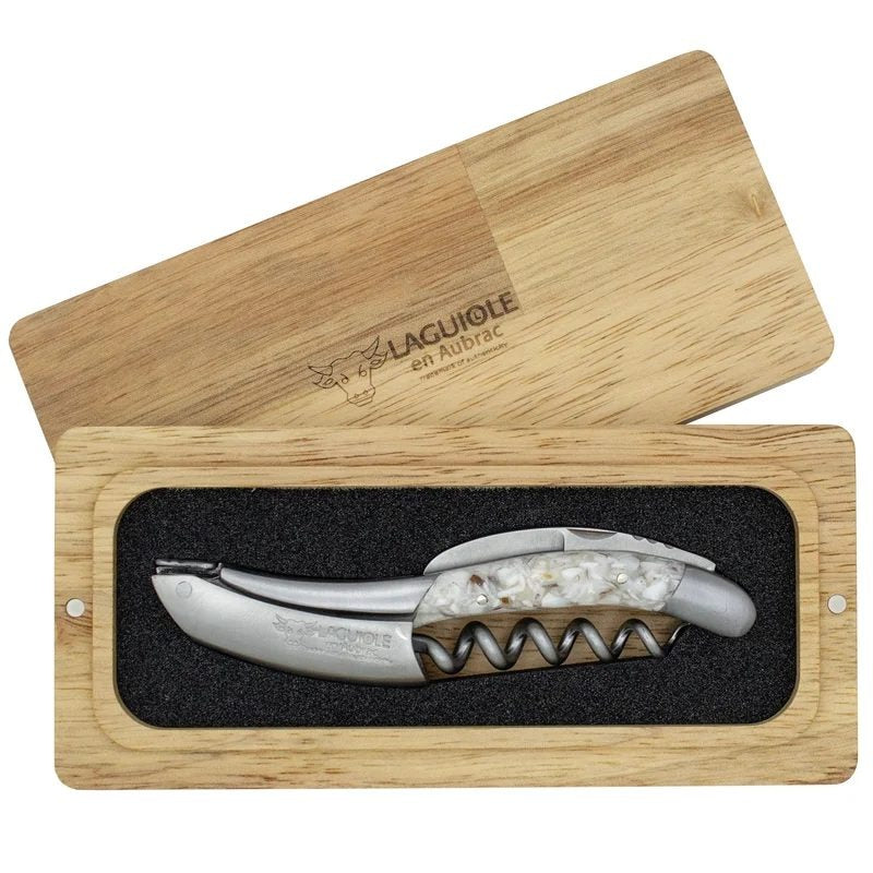 LaguioleenAubracSommelierCorkscrewOysterShellHandle