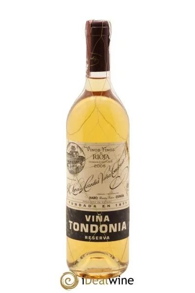 RiojaDOCAReservaVinaTondoniaR.LopezdeHeredia2005
