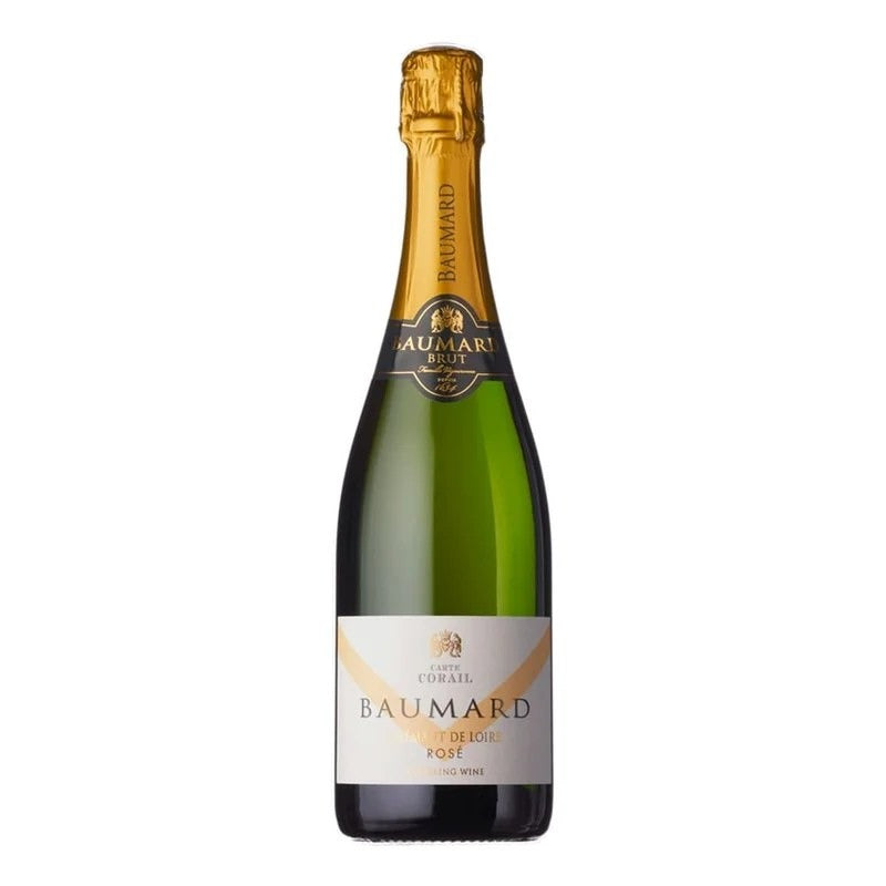 CrémantdeLoireRoséCarteCorail|DomainedesBaumard|CabernetFranc,Grolleau,PinotNoir|Loire|France