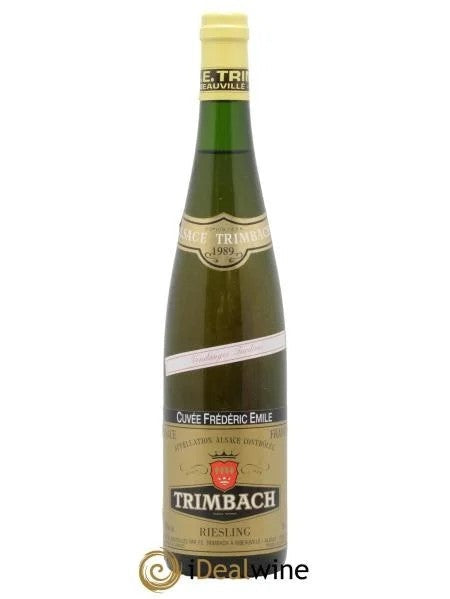 AlsaceRieslingVendangesTardivesCuvéeFrédéricEmileTrimbach(Domaine)1989