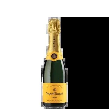 HalfBottle–ChampagneVeuveClicquot–BrutCarteJaune