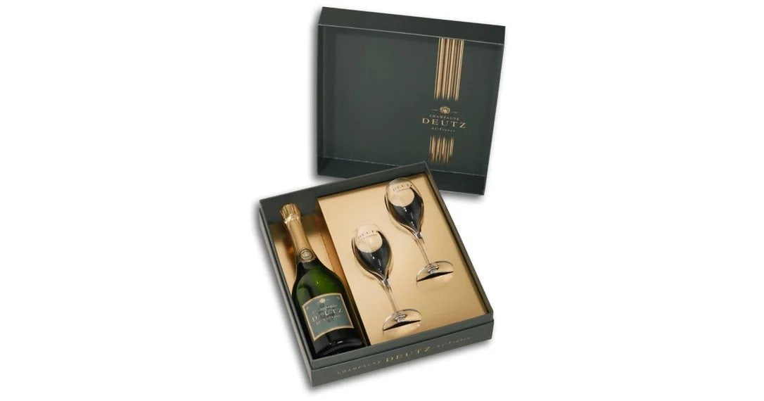 DeutzBrutNVChampagne75cl&2FluteGiftSet
