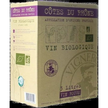 Bag-in-box3L–CôtesduRhôneBio–VigneronsArdéchois