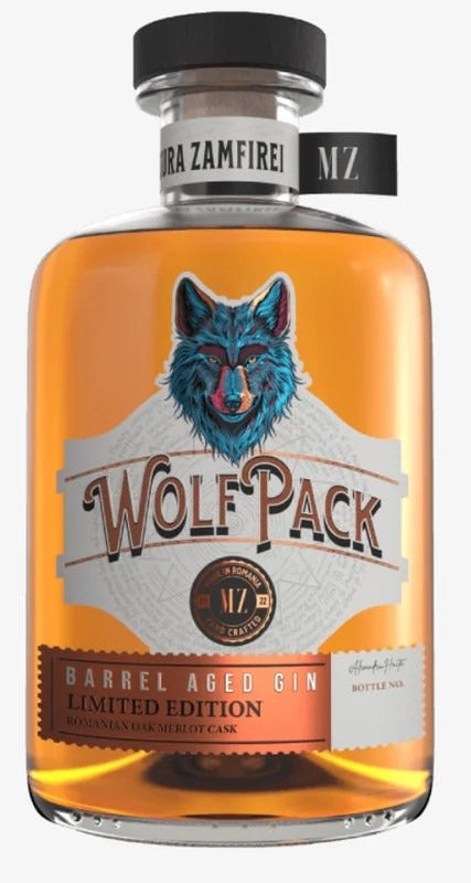 MaguraZamfireiWolfPackBarrelAgedGinMerlotCaskLimitedEditionPremiumGin500ml