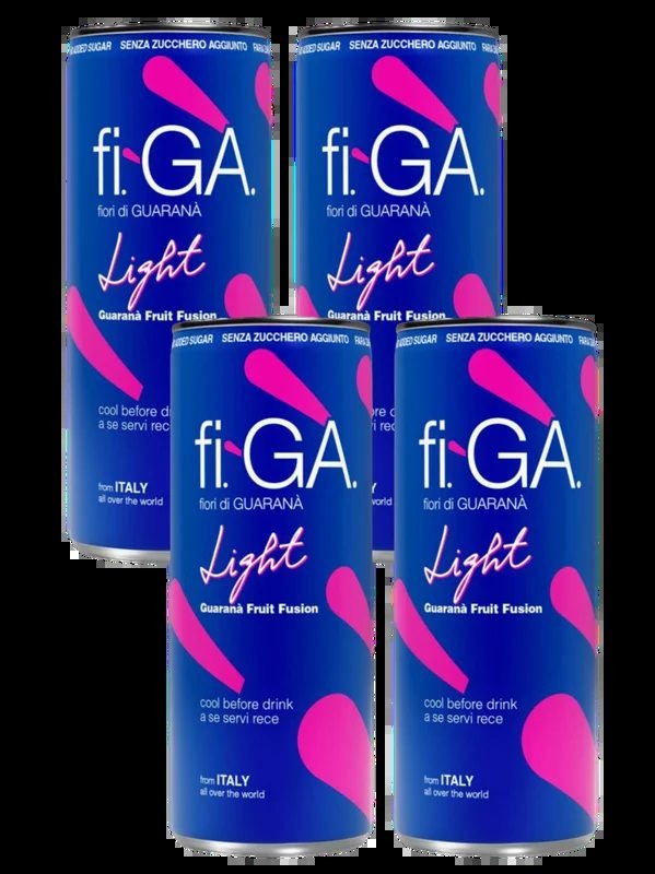 Figa(fi-GÀ/fi-ga)FioridiGuaranaLightSoftDrink4x250ml