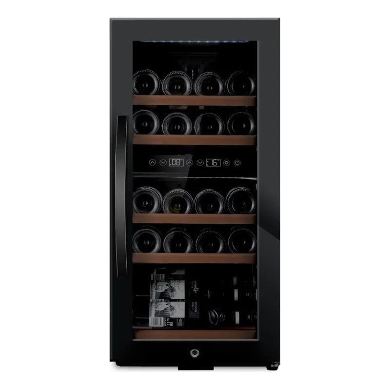 mQuvée–WineExpert24-DualZone–FreestandingWineCooler–FullglassBlack