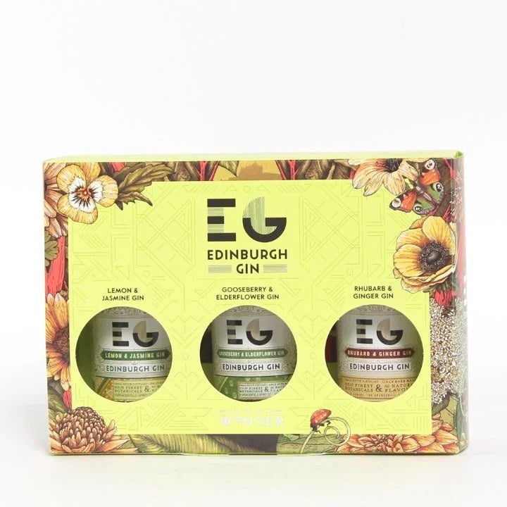 EdinburghGin,FloralPack(3x5cl,40%)