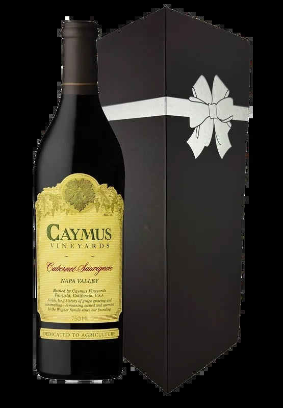 CaymusNapaCabernetSauvignonWithBlackGiftWineBox
