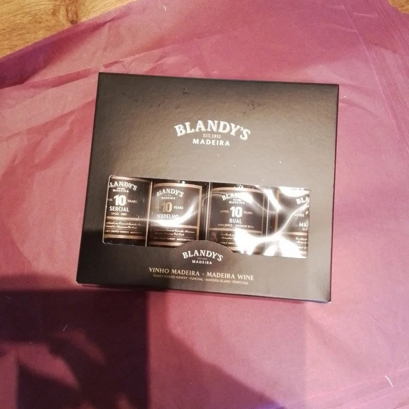 Blandy’s10YearOldGiftBox4x20cl