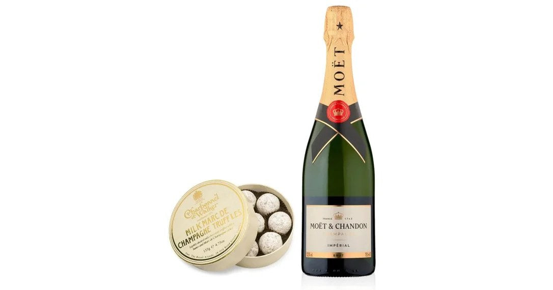 Moët&ChandonBrutChampagne75cl&MilkTruffles135g