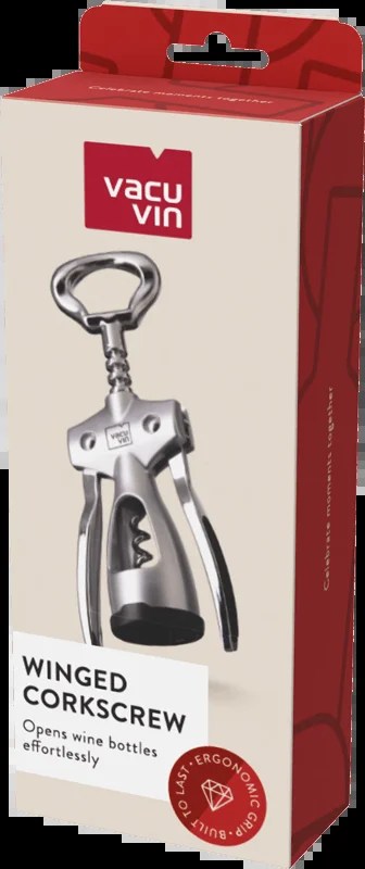 VacuVinWingedCorkscrewSilver