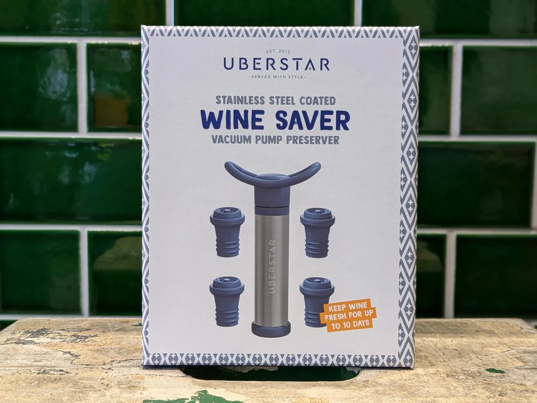 WineSaver–VacuumPumpPreserverandStopperGiftSet