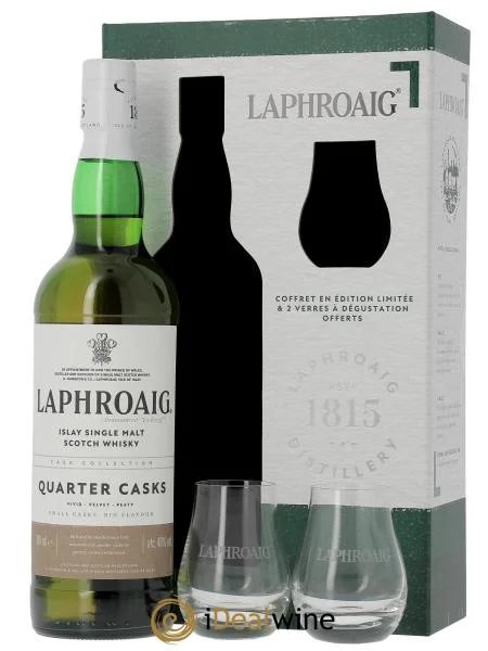 WhiskyLaphroaigOf.QuarterCask–Coffret2verres