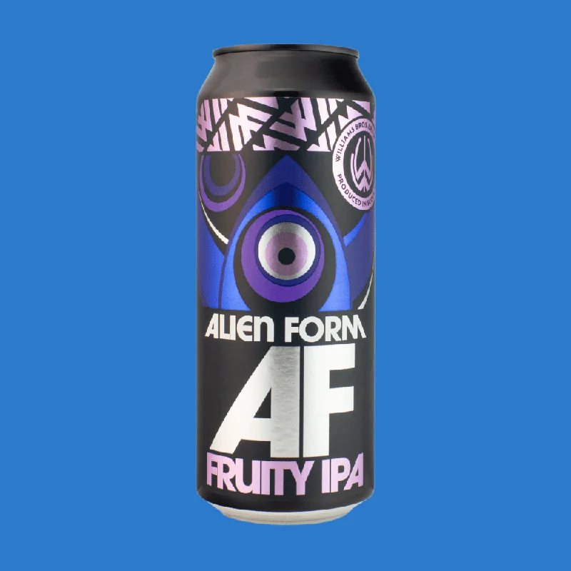 WilliamsBrosBrew‘AlienForm’AlcoholFreeFruityIPA(0.5%ABV)