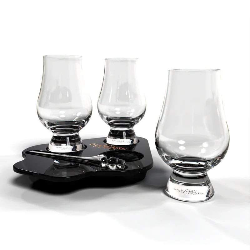 TheGlencairnOfficialWhiskyGlass&PipetteFlightTastingTray–3Glasses,1Pipette