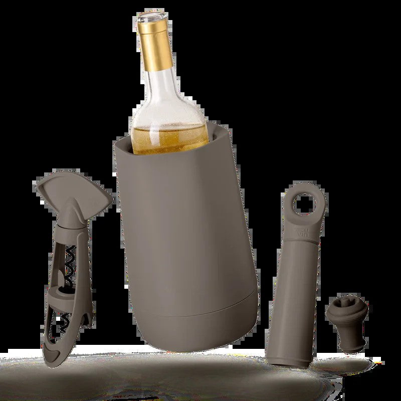 VacuVinHostWineSet4Pieces–Graphite