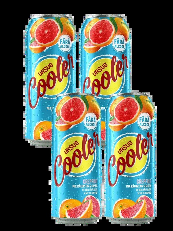 UrsusCoolerGrapefruitLagerAlcoholFree4x500ml