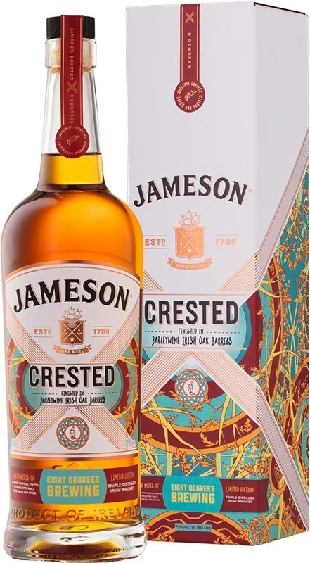 JamesonCrestedX8DegreesBarlywineCask