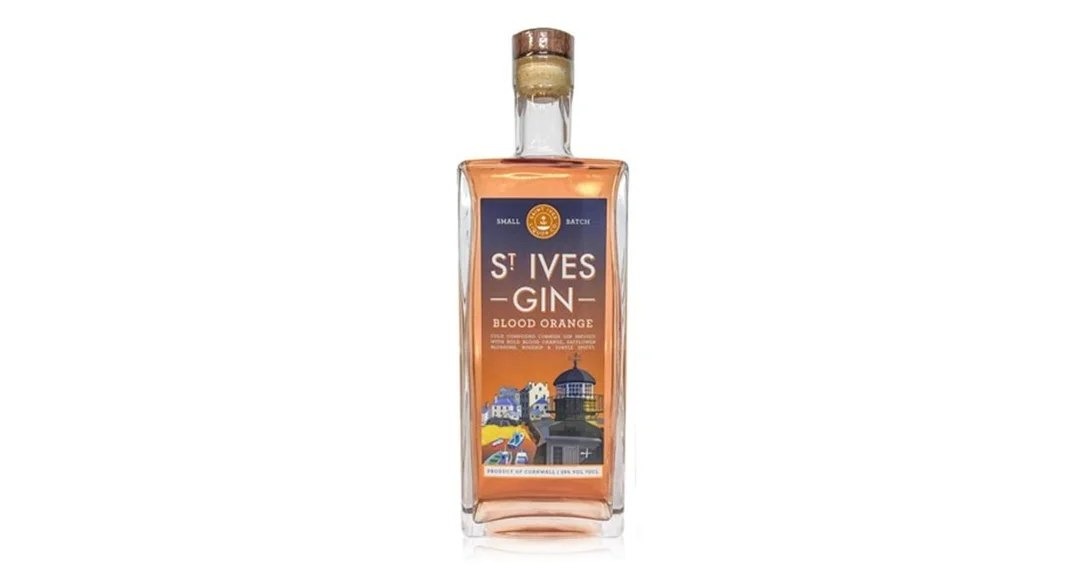 StIvesBloodOrangeGin70cl
