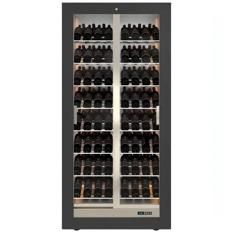 TecaB–BuiltinWineWallTBD-M12–TiltedShelving–ForHomeUse