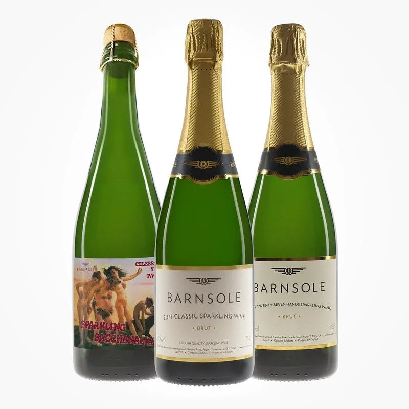 3bottles,EnglishSparklingWineExperiencePack,1xClassicSparklingWine,1xTwentySevenHandsSparklingWine,1xSparklingBacchanalian
