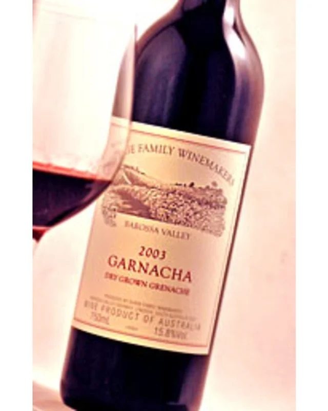 2003BurgeFamilyWinemakersDryGrownGranacha(Grenache)