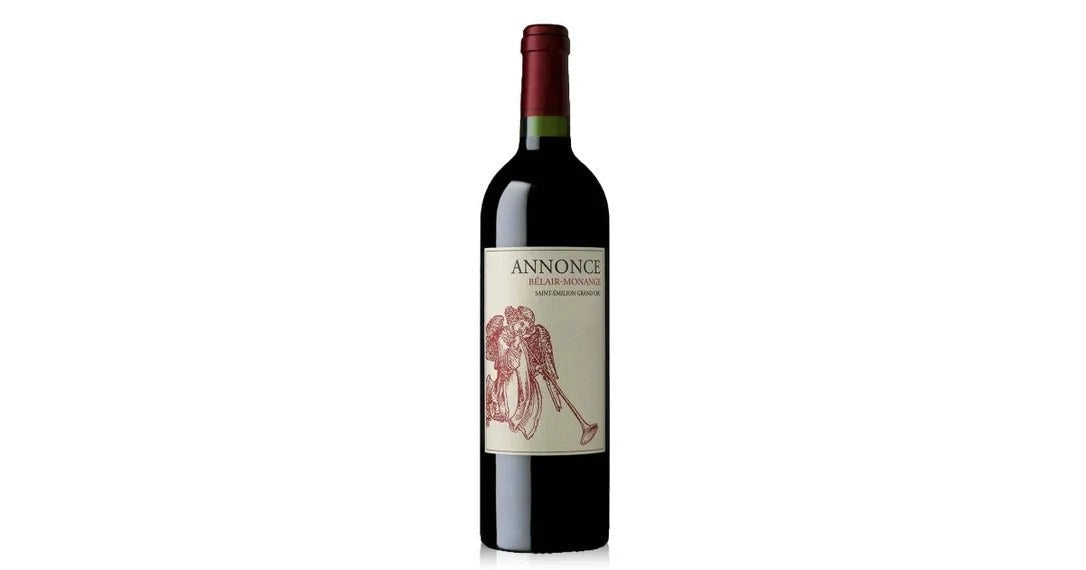 AnnoncedeBélair-MonangeStEmilionGrandCru2018Bordeaux75cl